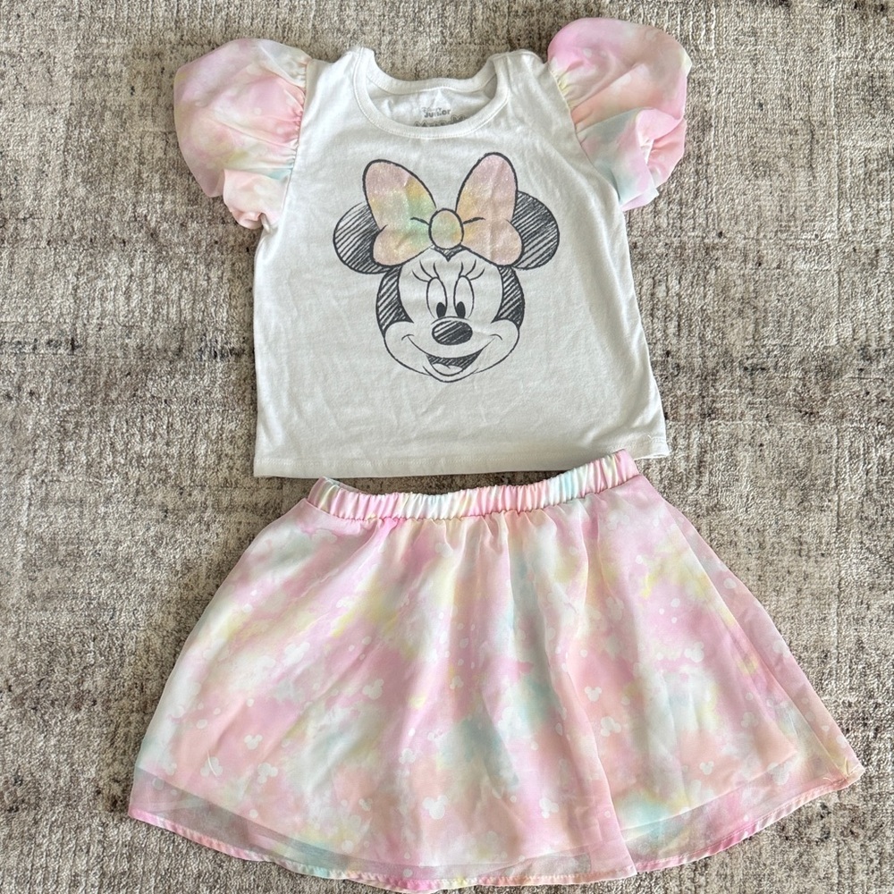 Disney Girl’s Minnie Mouse matching set 5T